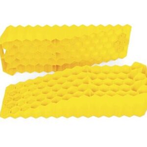 Yellow Heavy Duty Vehicle Automotive Ramps 9 1/2" Tire UV Polymer 7" Car Lift