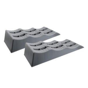 2 Pieces RV Leveling Ramps for Campers Trailers SUV Raising Auto Car Ramps