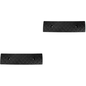 2 Pieces Curb Ramp Driveway Ramps Pad for outside Steps Car