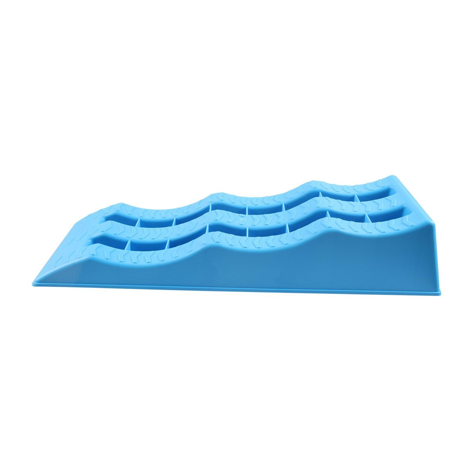 2x Automotive Leveling Ramps Car Wheel Chocks Leveler for Trailer Truck - Image 4