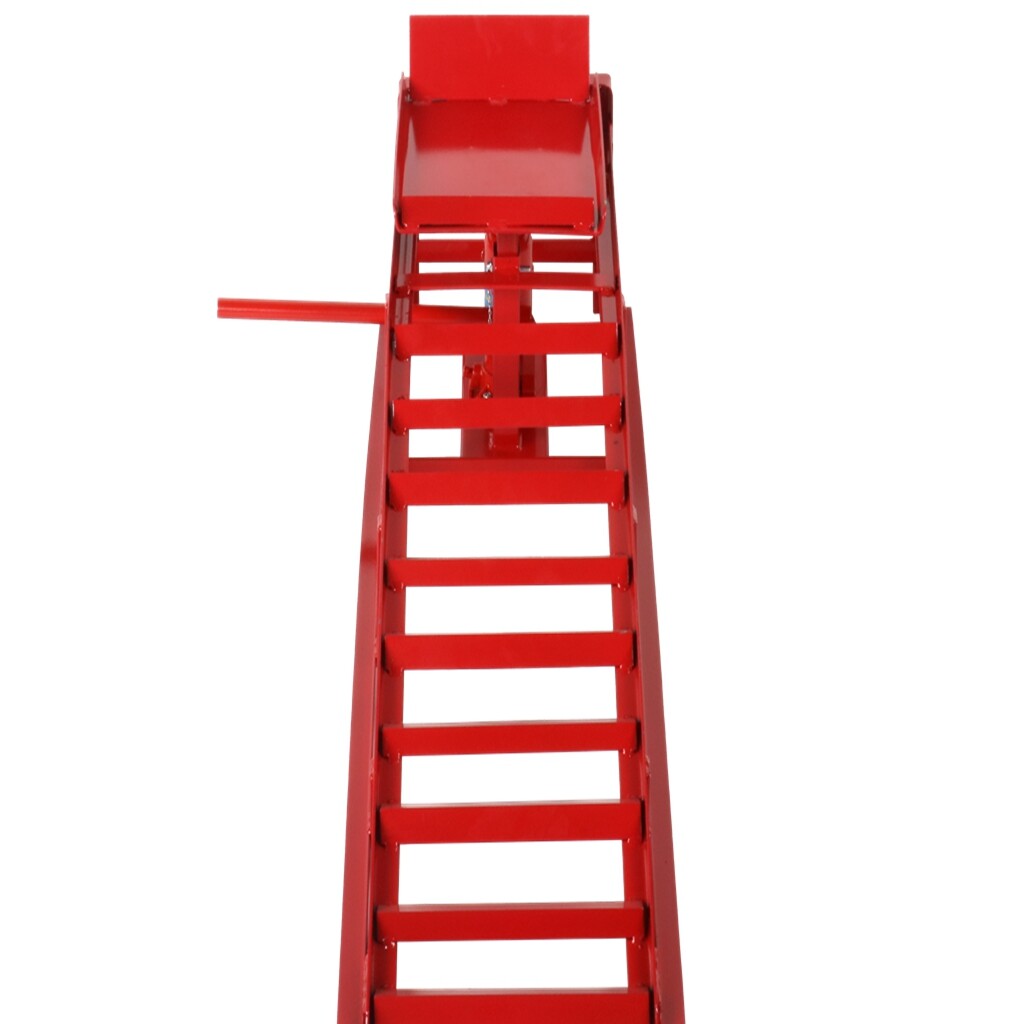 Car truck Service Ramp Lift Car Jack Hydraulic elevator 5 Ton 2-Pieces Red - Image 2