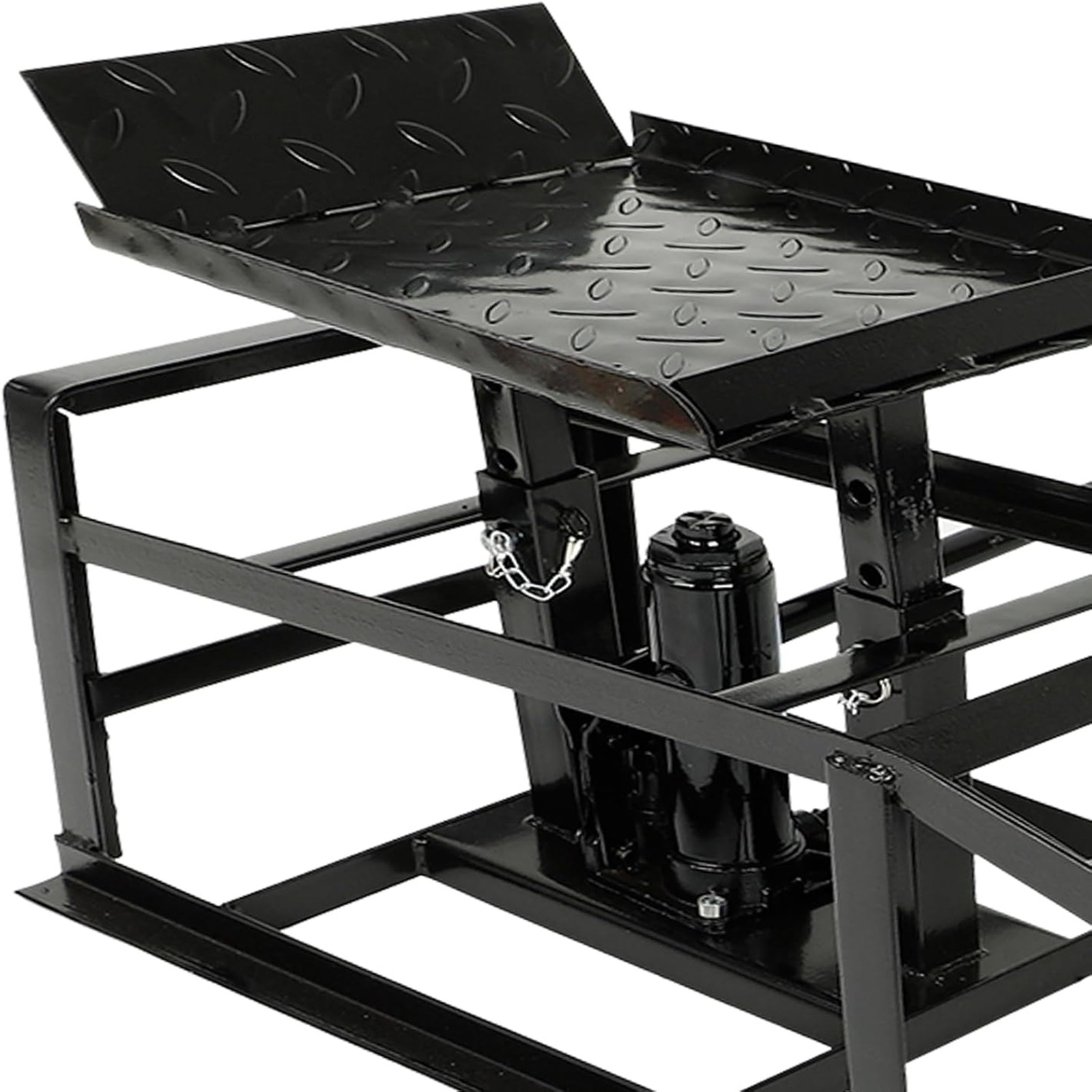 2 Pcs Auto Car Truck Service Ramps Lifts Hydraulic Lift 3 ton Jack Heavy Duty - Image 5