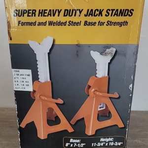 Heavy Duty 3-Ton Car Jack Stands Adjustable Orange