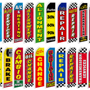 Mechanic Services Swooper Feather Flutter Flag Automotive Car Services
