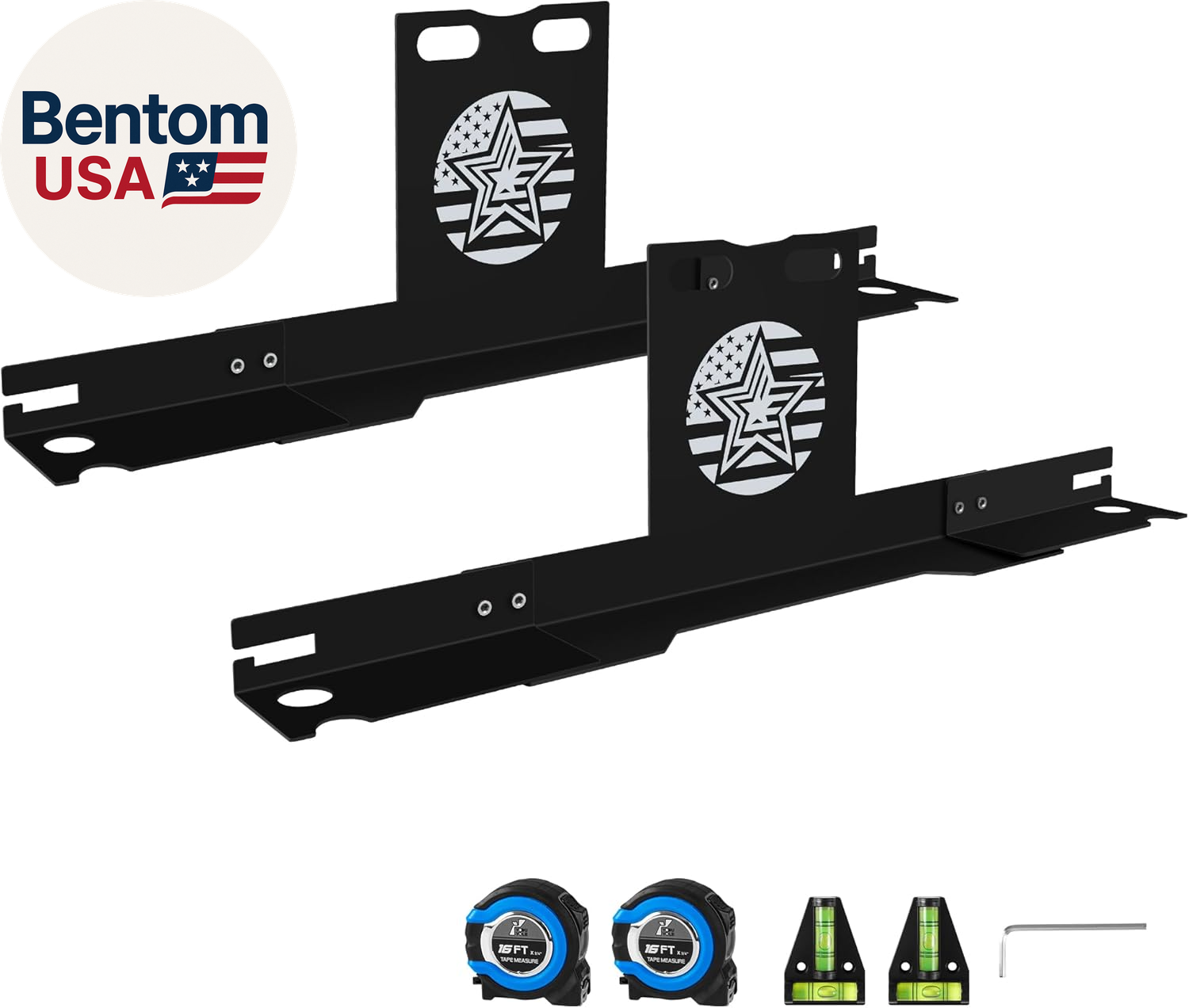 Wheel Alignment Tool with Imperial Tape Measure, Upgraded Automotive Alignment K