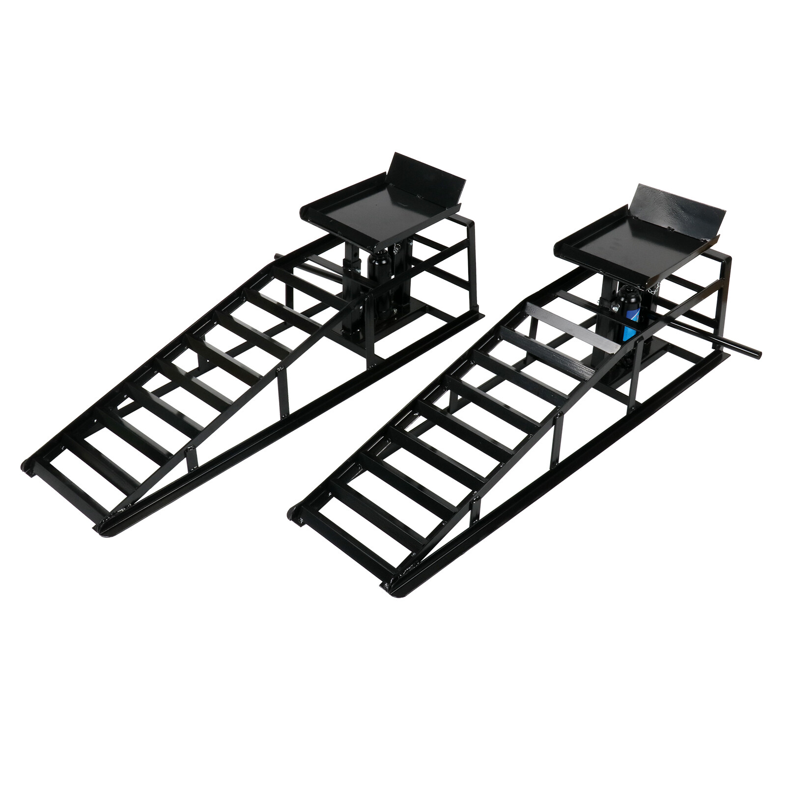 2X Heavy Duty Auto Car Truck Service Ramp Lift Car Jack Hydraulic Lift 5 Ton BK - Image 3