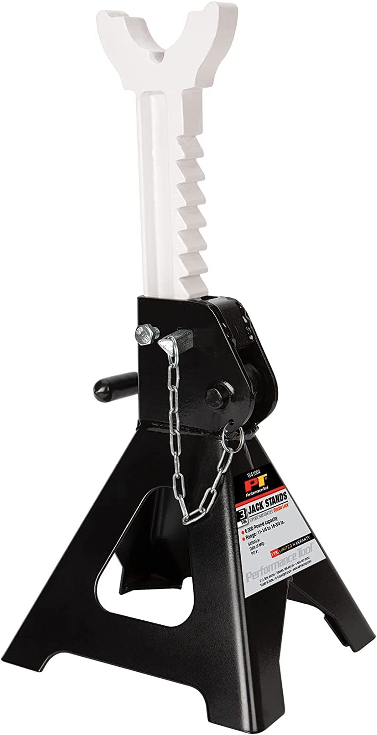 Performance ToolW41004 DOUBLE LOCKING AUTOMOTIVE JACK STANDS (PAIR) 3 TON/6000 - Image 2