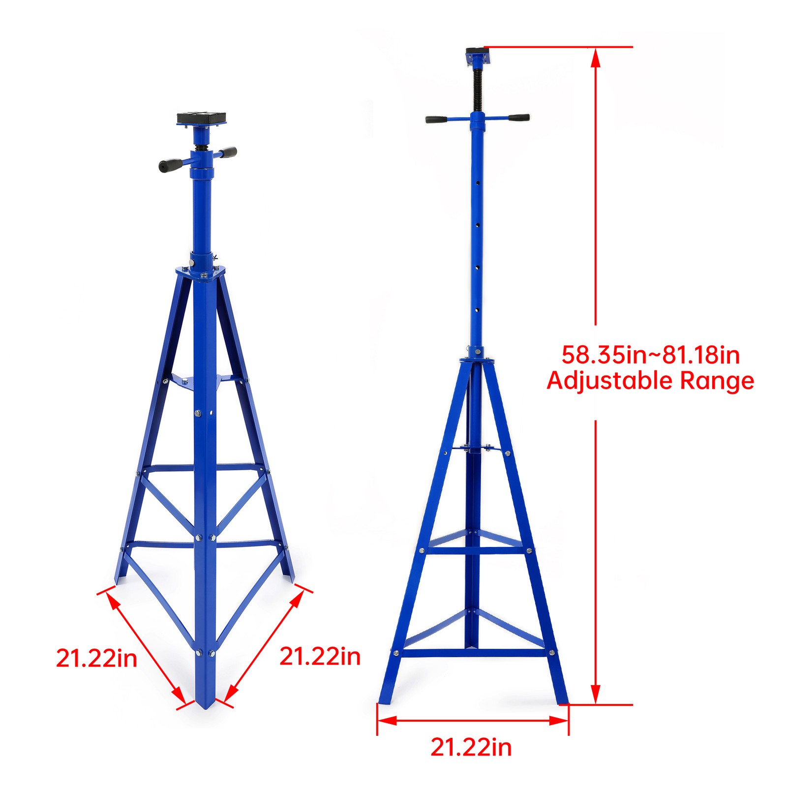 4000LBS Jack Lift Stand High Mount Tripod Under Hoist For Automotive Car Chasis - Image 3