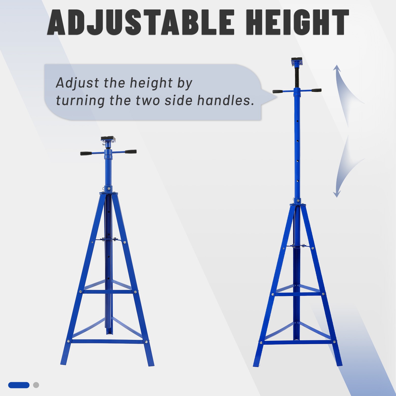 4000LBS Jack Lift Stand High Mount Tripod Under Hoist For Automotive Car Chasis - Image 5