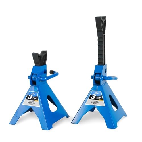 (6,000 LBs) Automotive Jack Stands,Heavy Duty Steel Car Lifting Stand for 3 Ton - Image 2