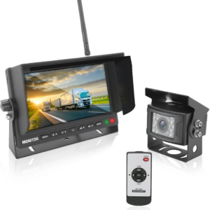 7" Wireless Vehicle Safety Monitor with Night Vision for Bus, Truck, Van