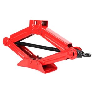 Car Automotive Scissor Jack 45 Steel Chromed Emergency Crank Lift Stand Tool☚