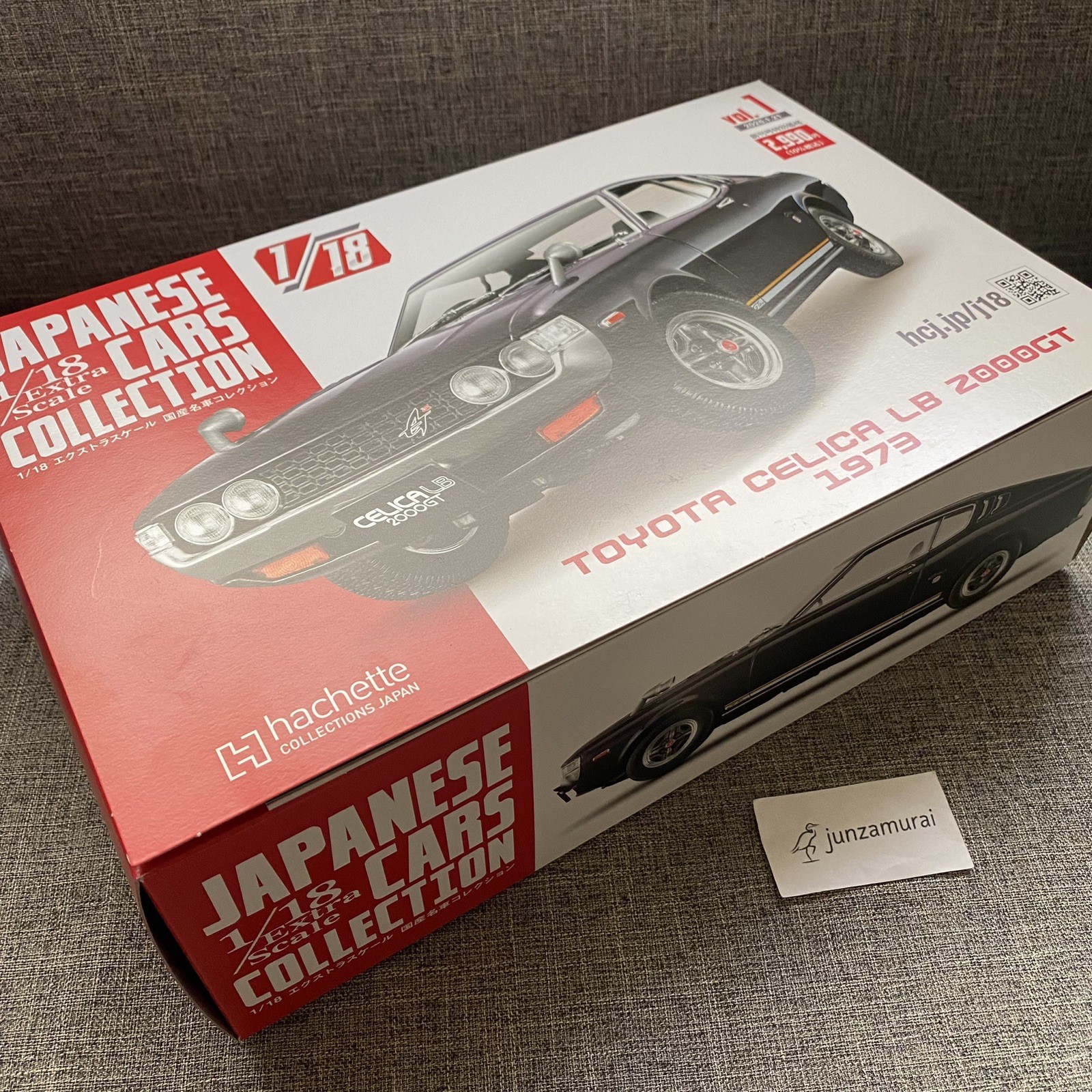 1:18 Japanese cars collection 1 Toyota Celica LB 2000GT 1973 Hachette model 2026 - Image 3