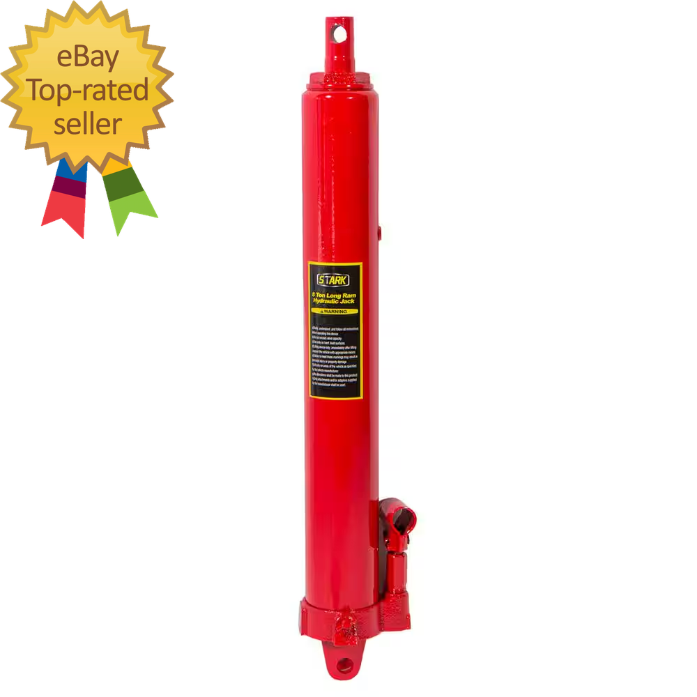 8-Ton Long Hydraulic Ram Jack Single Pump Engine Hoist Lifter - Image 5