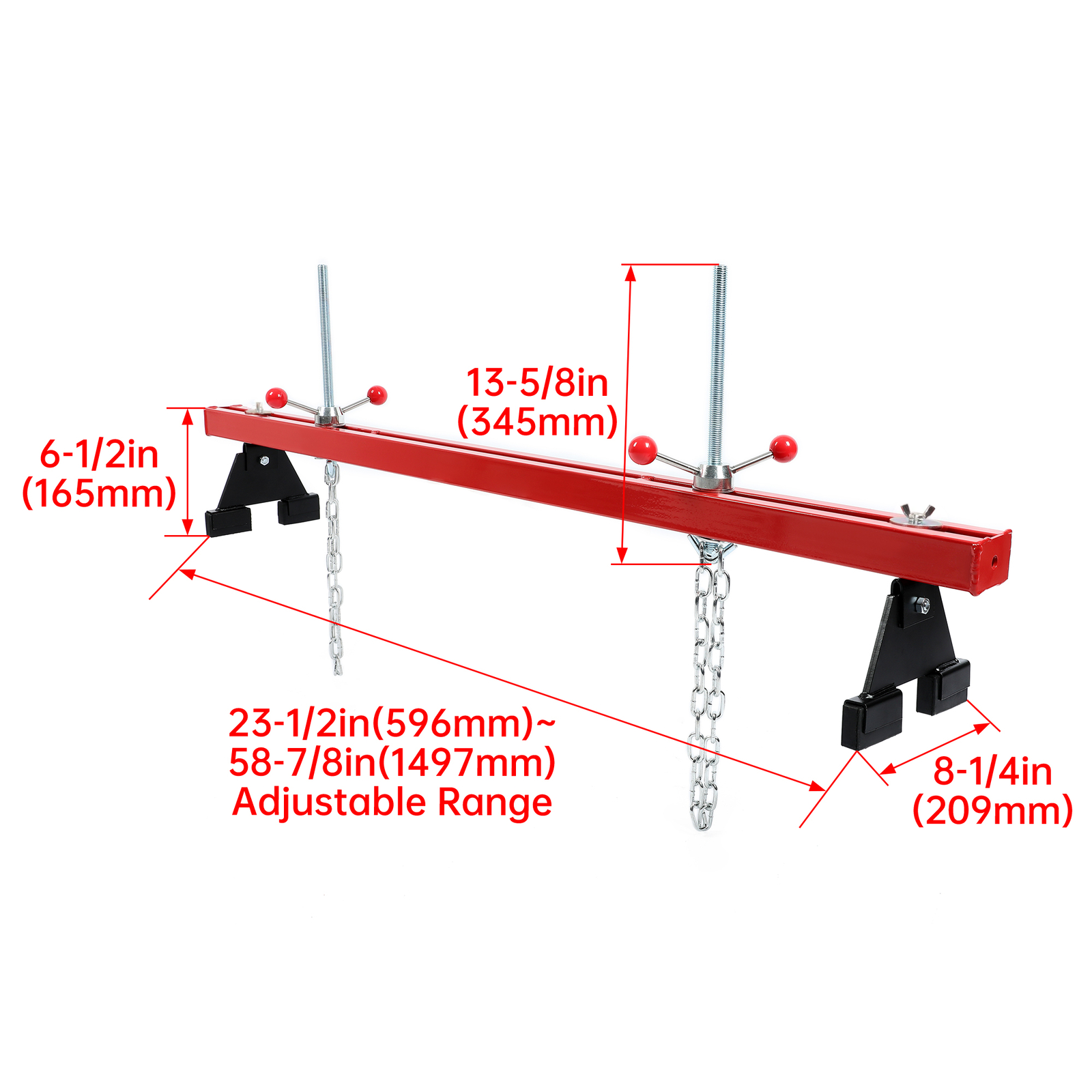 Engine Support Bar Engine Hoist Load Leveler Picker Shop Crane Load Lift Tool - Image 2