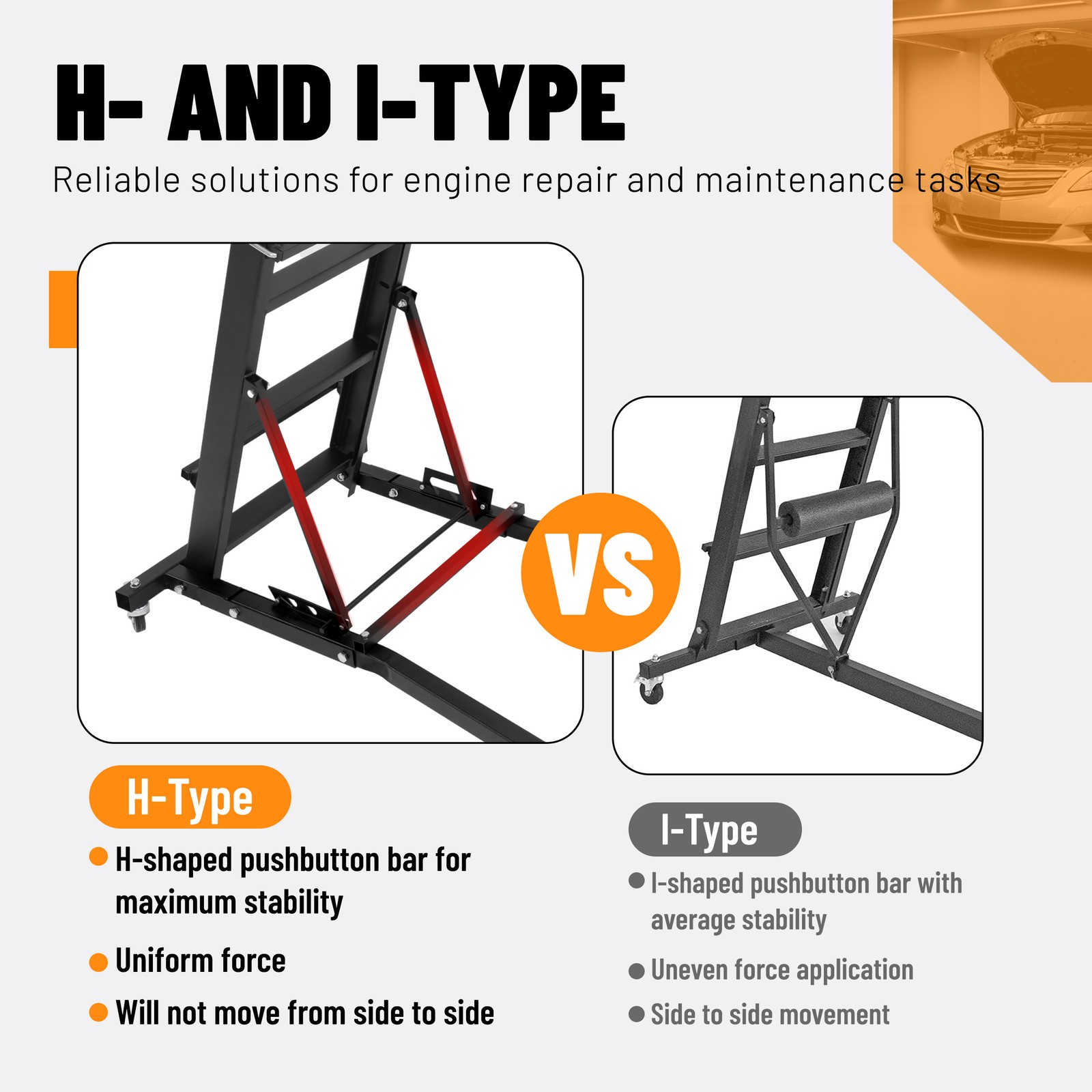 Foldable Automotive Topside Creeper Adjustable Height Movable Ladder 400Lbs - Image 5