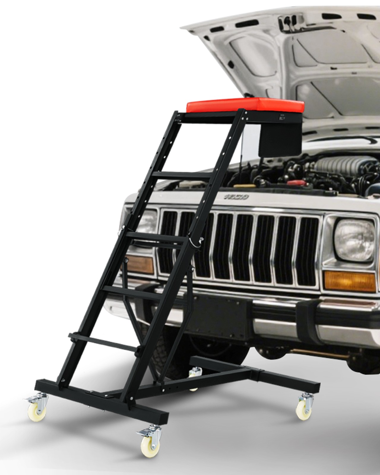 VEVOR Automotive Topside Creeper Engine Creeper Adjustable 49.6" to 75.6" 400LBS