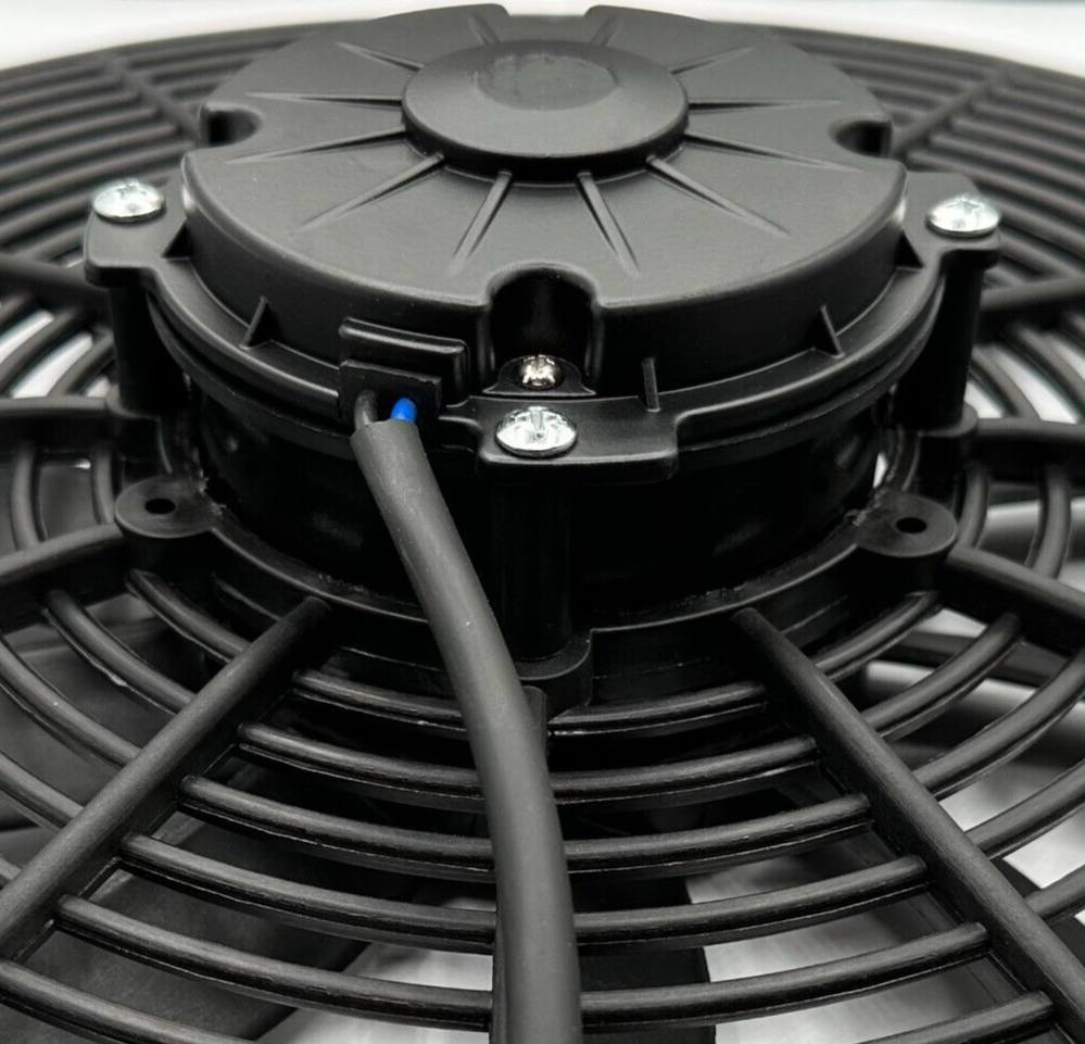 DUAL 10-11 INCH HUGE 180W MOTOR STRAIGHT BLADE AUTOMOTIVE RADIATOR ELECTRIC FANS - Image 3