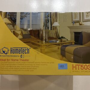 2 Sonance HT503 In Wall Ceiling Speakers 60 Watts For Dts, Dolby Digital & Atmos