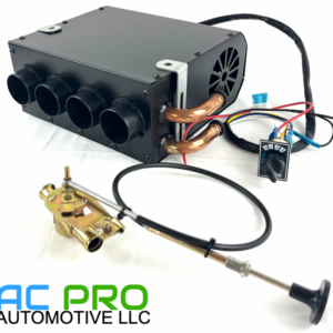 4 Ports Universal Under Dash Heater 12V Speed Switch Control Valve Kit 12,000BTU