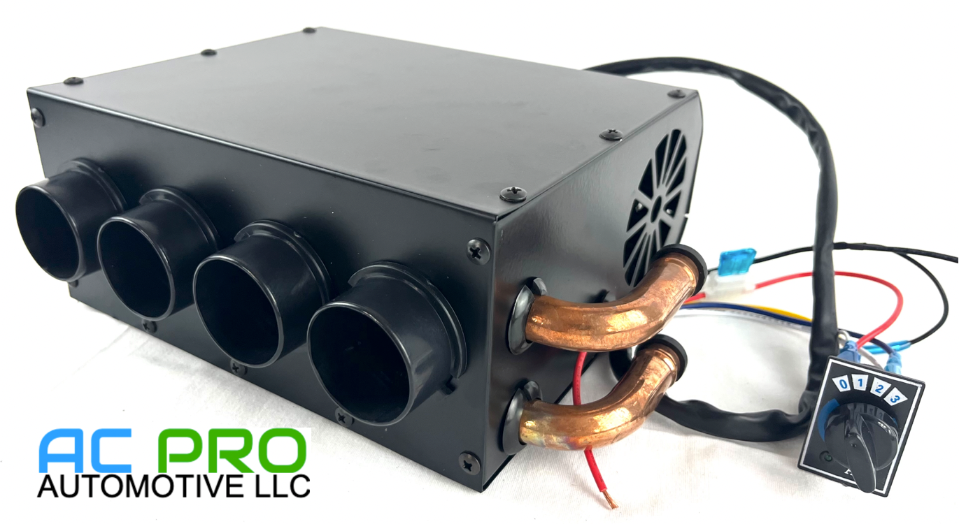 4 Ports Universal Under Dash Heater 12V Speed Switch Control Valve Kit 12,000BTU - Image 2
