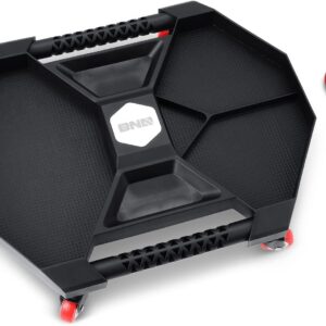 DNA Motoring 21"x 15"x 4.5" Mechanic Automotive Rolling Tool Tray Creeper w/Lamp