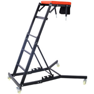 42.5 to 66“ Adjustable Height Foldable Automotive Engine Topside Rolling Creeper