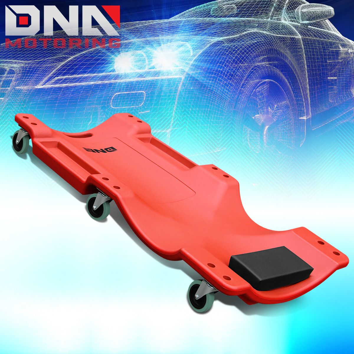 40"L X 19"W Low Profile Automotive Creeper for Garage Mechanic Rolling Under Car