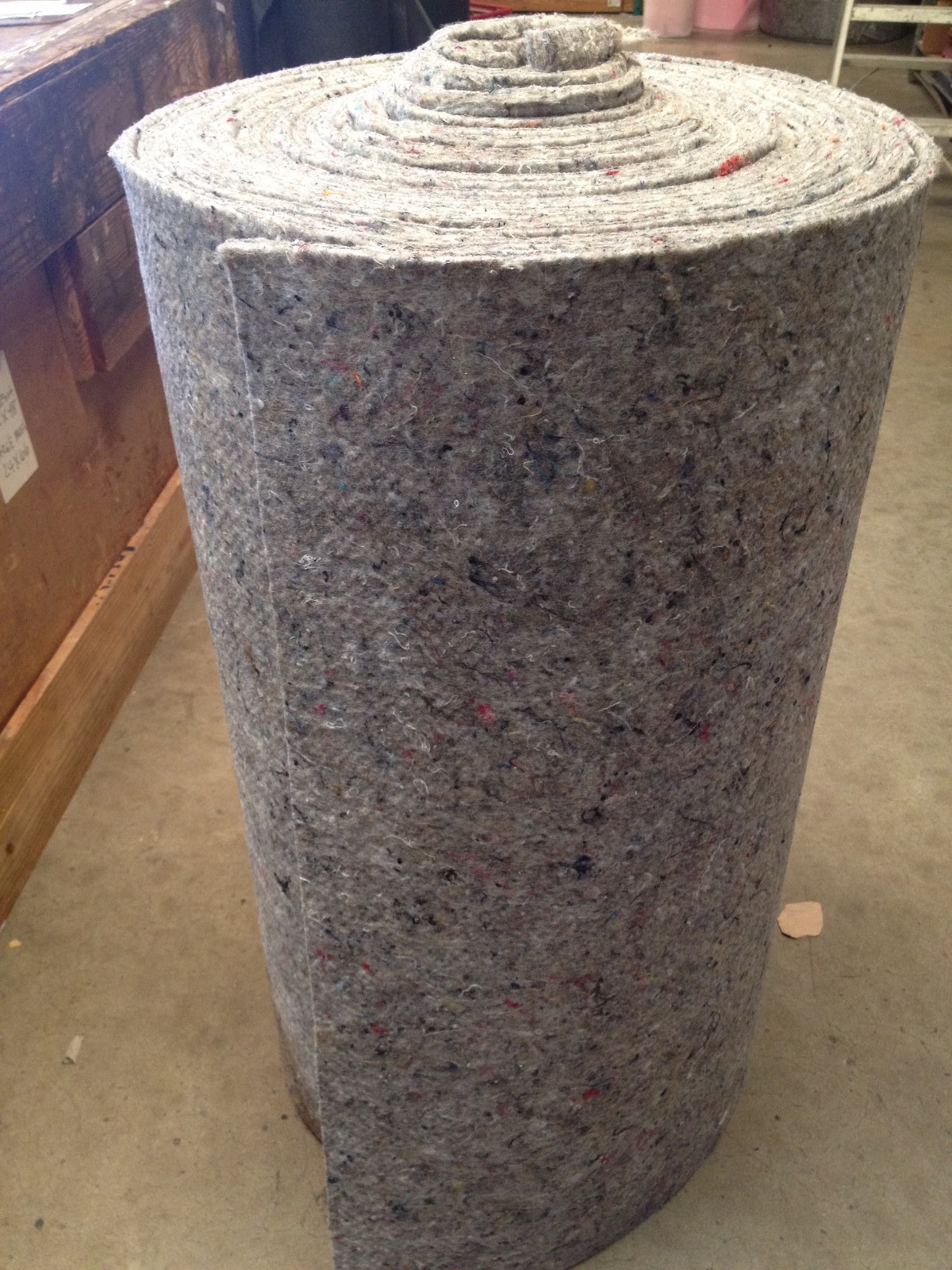 AUTOMOTIVE JUTE CARPET PADDING 40 OZ 36" WIDTH SOLD BY THE YARD