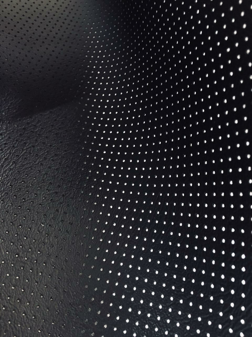 PERFORATED Upholstery Faux Leather Vinyl Fabric Automotive damage seats - Image 3