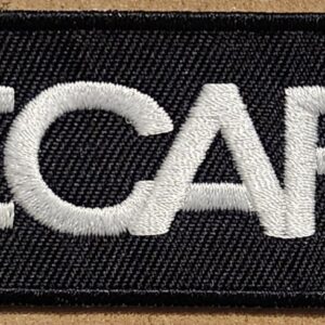 RECARO embroidered Iron on patch 6 ct. automotive seats aircraft seating
