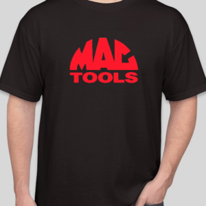 Mac Tools Graphic Design Logo T Shirt Tee Automotive Garage Work Shirt