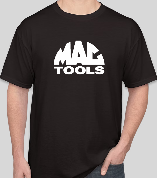 Mac Tools Graphic Design Logo T Shirt Tee Automotive Garage Work Shirt - Image 2