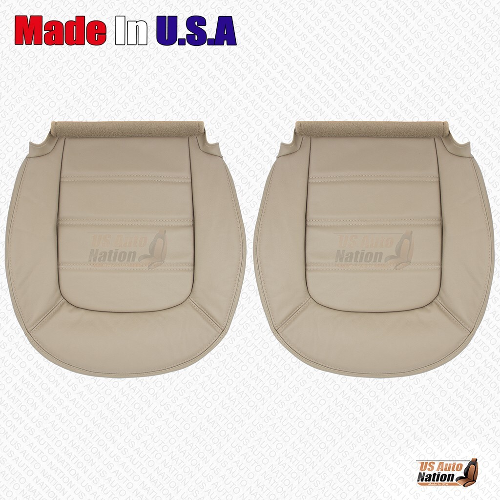 2002 - 2005 Ford Explorer Driver & Passenger Bottoms Genuine Leather Cover Tan