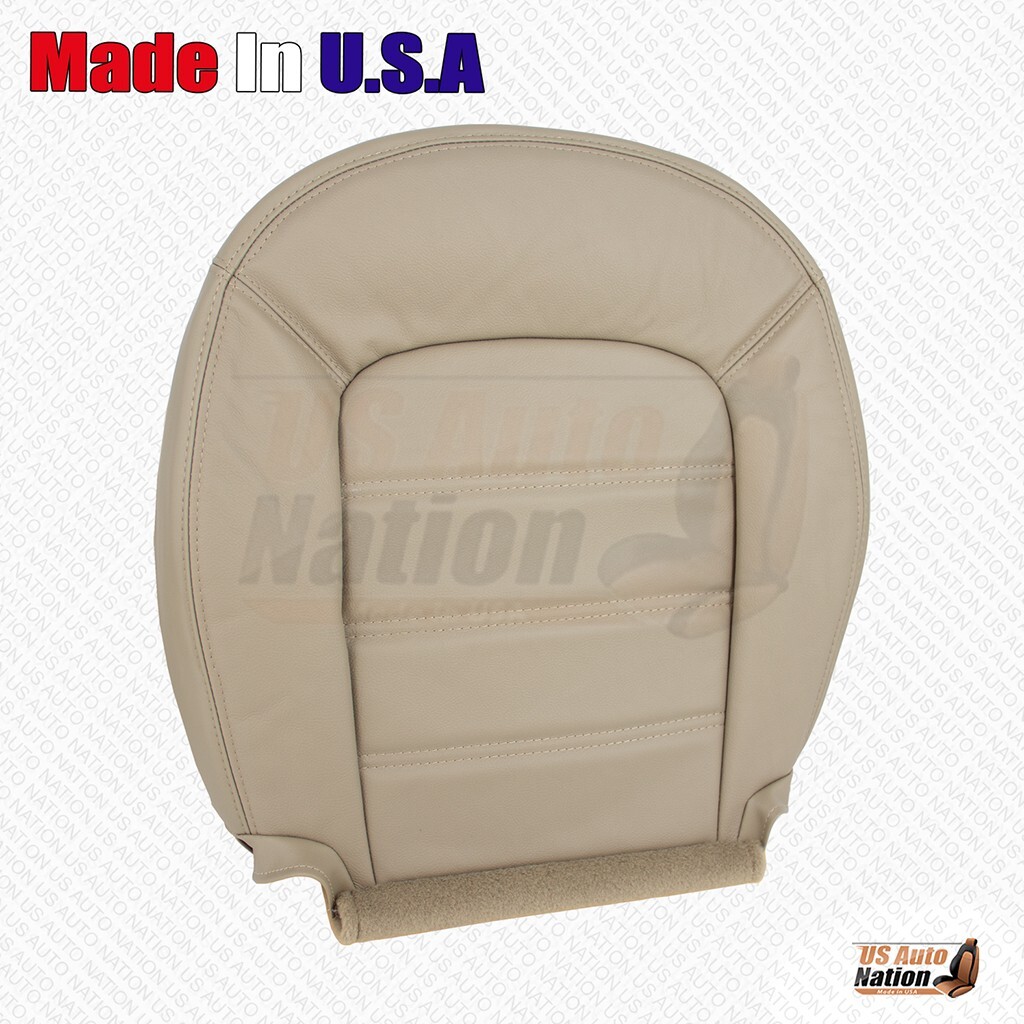 2002 - 2005 Ford Explorer Driver & Passenger Bottoms Genuine Leather Cover Tan - Image 4