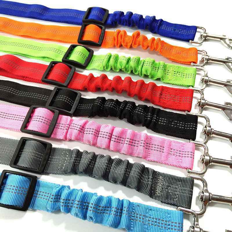 Anti Shock Pet Dog Car Seat Belt Clip Bungee Lead Vehicle Travel Safety Harness