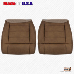 2007-2010 For Jeep Wrangler Rubicon Driver-Passenger Bottom Leather Cover Saddle