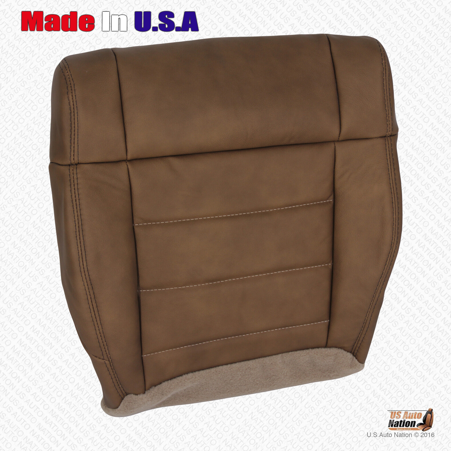 2007-2010 For Jeep Wrangler Rubicon Driver-Passenger Bottom Leather Cover Saddle - Image 4