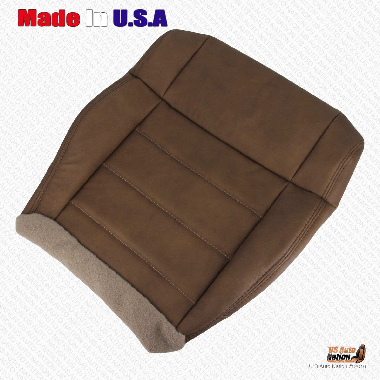 2007-2010 For Jeep Wrangler Rubicon Driver-Passenger Bottom Leather Cover Saddle - Image 5