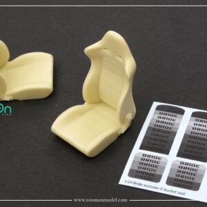 ZoomOn 1/24 Bride Euroster II Bucket Seats (2pcs)