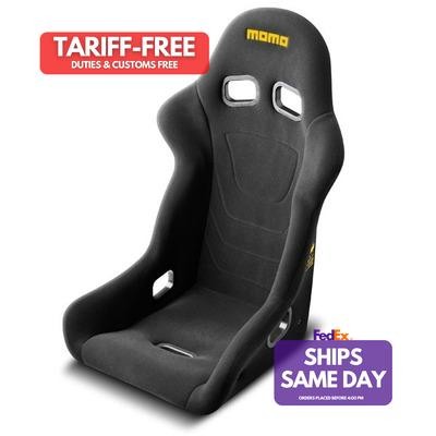Momo Automotive 1070BLK, One Black Fiberglass Start Racing Seat Regular Size Bla