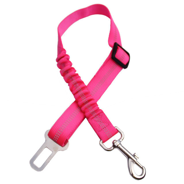 Anti Shock Pet Dog Car Seat Belt Clip Bungee Lead Vehicle Travel Safety Harness - Image 4
