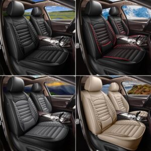 Seat Covers Leather Waterproof Automotive Seat Protector For Nissan (2/5 Seats)