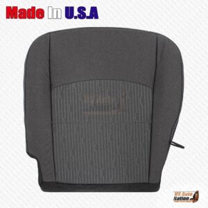 2019-2024 Dodge Ram 2500 3500 4500 5500 Cloth Driver Bottom Seat Cover Gray