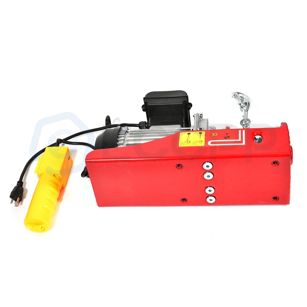 1500lb 700kg Electric Hoist Winch Lifting Engine Crane Automotive Steel Garage - Image 5