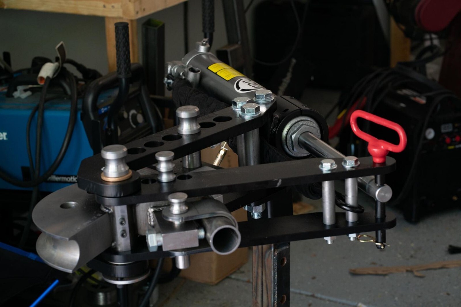 PDR 8 Ton Long Ram Air Hydraulic Jack Engine Hoist Lift Cherry Crane Tube Bender - Image 4