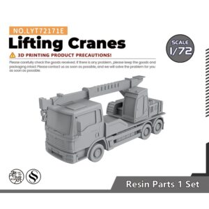 1/72 20mm Engineering Vehicle Tower Crane Miniature Military Track Accessory