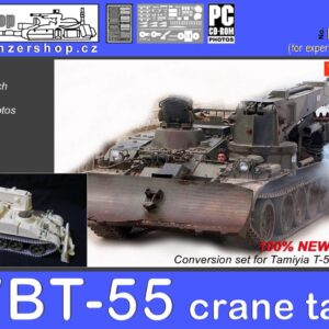 JVBT-55 Crane Recovery Tank 1/35 PanzerShop PS5256 conversion resin Tamiya