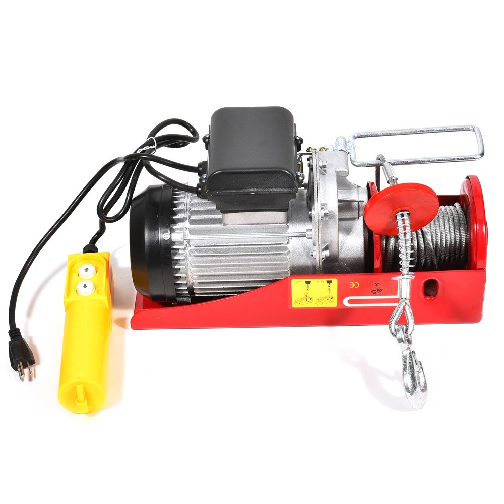 Electric Hoist Winch Lifting Engine Crane Automotive Steel Garage 1500lb 700kg - Image 2