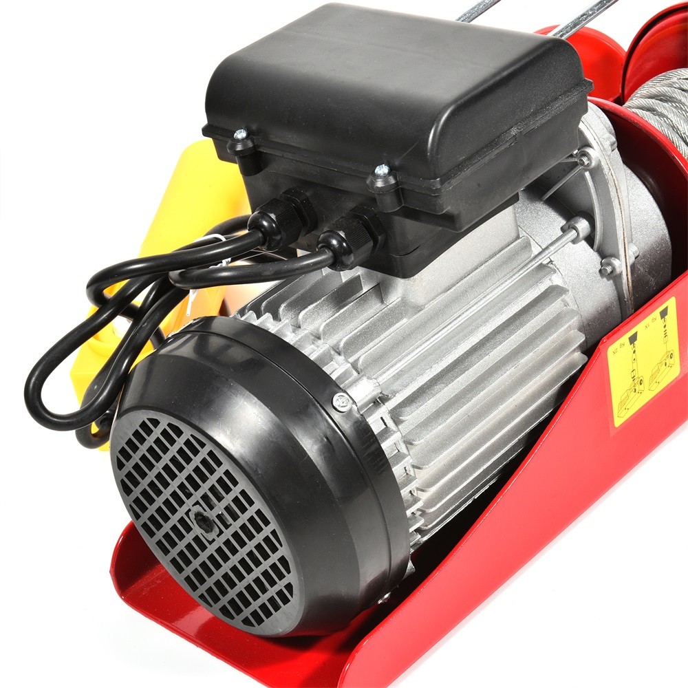 Electric Hoist Winch Lifting Engine Crane Automotive Steel Garage 1500lb 700kg - Image 4